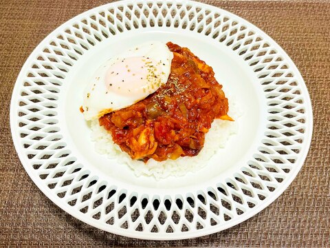 カフェ風☆ツナと新玉ねぎのトマトカレー